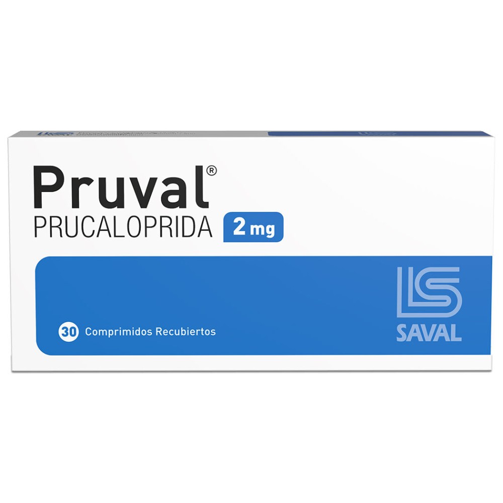 Pruval Prucaloprida 2mg 30 Comprimidos Recubiertos