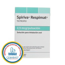 Spiriva Respimat Tiotropio 2.5mcg Inhalación 30 Dosis - Cenabast