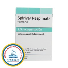 Spiriva Respimat Tiotropio 2.5mcg Inhalación 30 Dosis - Cenabast