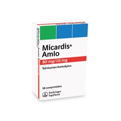 Micardis Amlo 80/10 Telmisartan / Amlodipino 28 Comprimidos