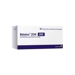 Betaloc ZOK Metoprolol 200mg 30 Comprimidos Prolongados