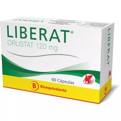 Liberat Orlistat 120mg 60 Cápsulas
