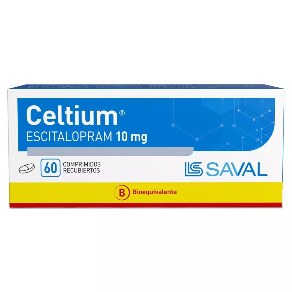Celtium (B) Escitalopram 10mg 60 Comprimidos Recubiertos