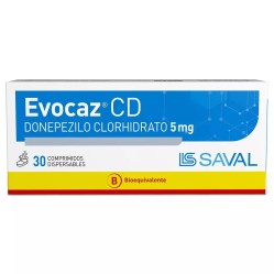 Evocaz CD Donepezilo 5mg 30 Comprimidos Dispersables