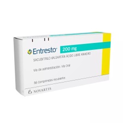 Entresto 200mg Sacubitrilo / Valsartan 56 Comprimidos Recubiertos