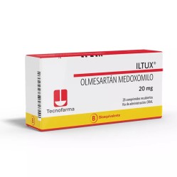 Iltux (B) Olmesartán 20mg 28 Comprimidos Recubiertos