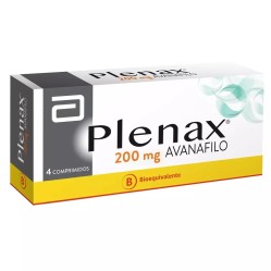 Plenax (B) Avanafilo 200mg 4 Comprimidos
