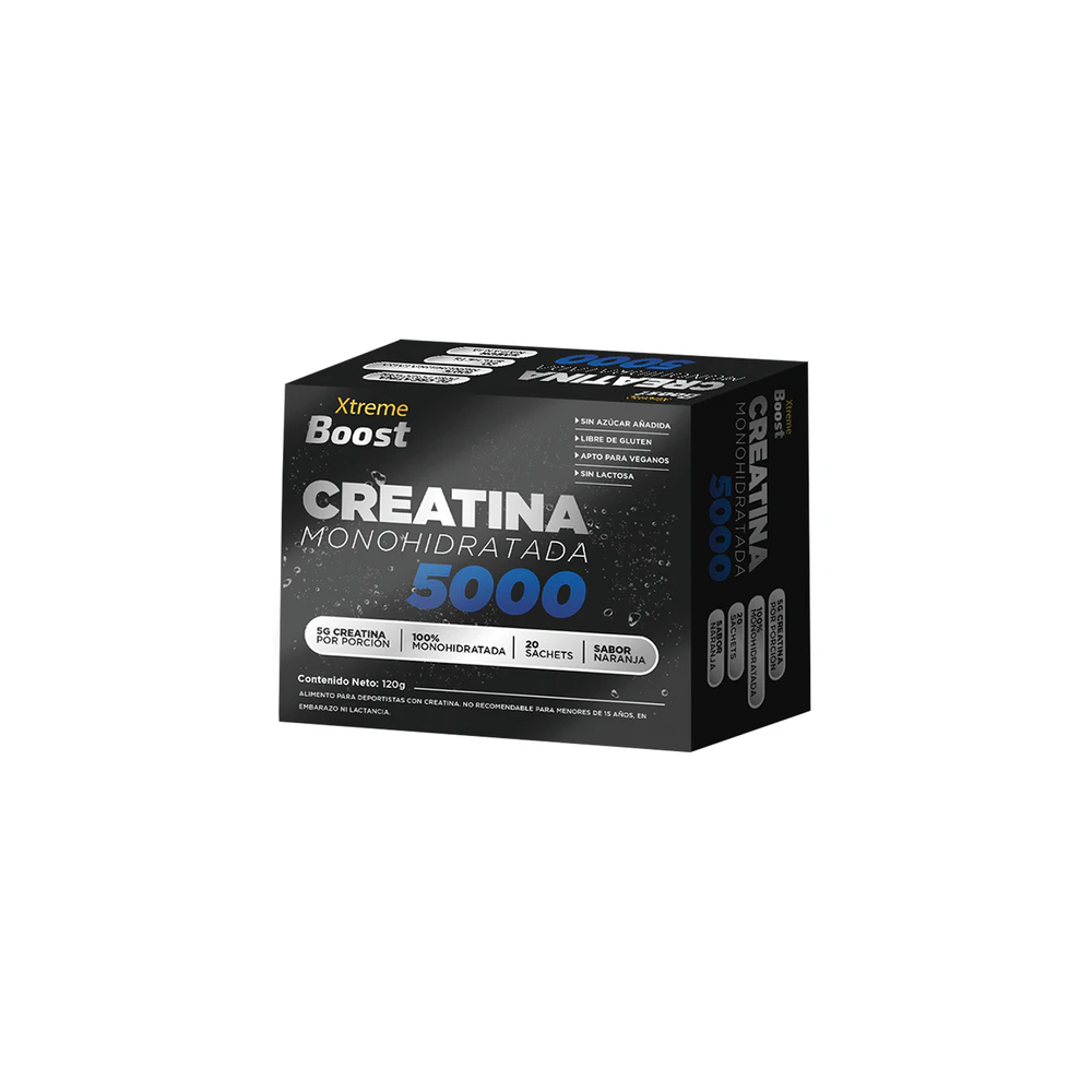CREATINA XTREME BOOST SBR 5 GR X 20 SACHET SABOR NARANJA