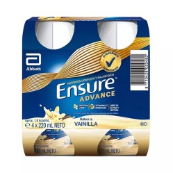 ENSURE ADVANCE LIQUIDO VAINILLA CON HMB PROTEINA Y VIT.D 220ML X4
