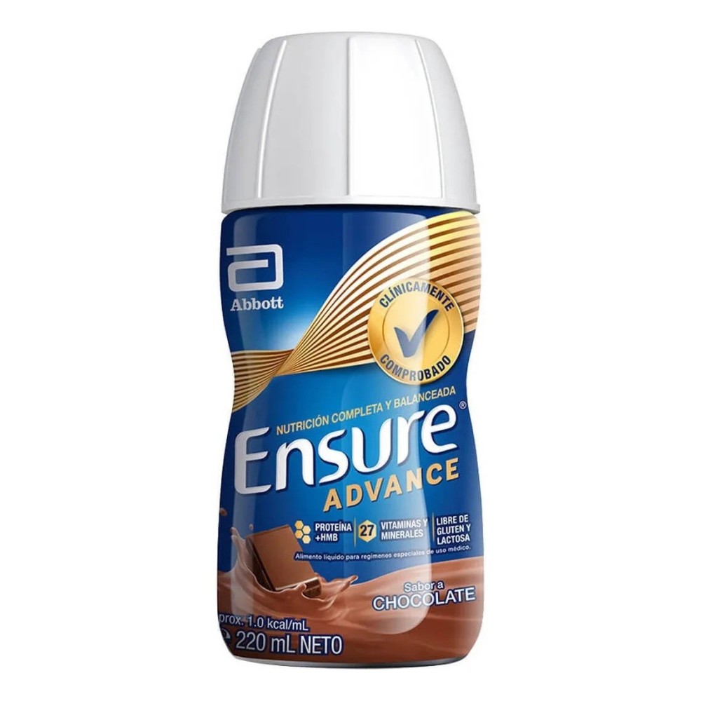 ENSURE ADVANCE LIQUIDO CHOCOLATE CON HMB PROTEINA Y VIT.D 220ML