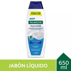 PALMOLIVE NUTRI-MILK JABON LIQUIDO CORPORAL NUTRITIVO C/PROTEINA DE LECHE 650ML