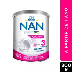 NAN 3 COMFORT LECHE POLVO PROTEINA/PROBIOT/HIERRO Y MAG.A PARTIR DE 1 AÑO 800GR