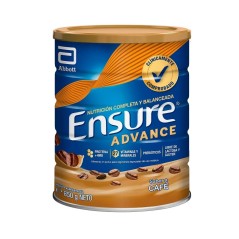 ENSURE ADVANCE POLVO C/PROTEINA+HMB 27 VITAM&MINER.PREB.SABOR CAFE 850GR
