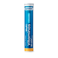 GERMAN ENERGY MULTIVITAMINAS + MINERALES TABLETAS EFERVESCENTES SABOR NARANJAX20