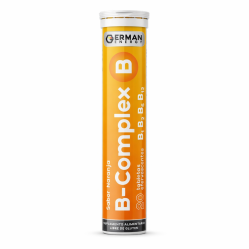 GERMAN ENERGY B-COMPLEX B TABLETAS EFERVESCENTES SABOR NARANJA X20