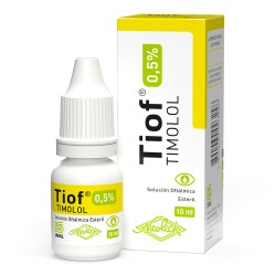 Tiof Timolol 0.5% Solución Oftálmica 10ml  PRECIO UN MEDIDA $211249