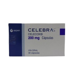 Celebra (R) Celecoxib 200mg 30 Cápsulas