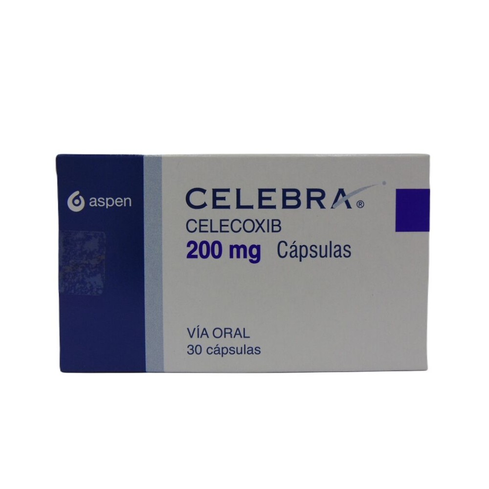 Celebra (R) Celecoxib 200mg 30 Cápsulas