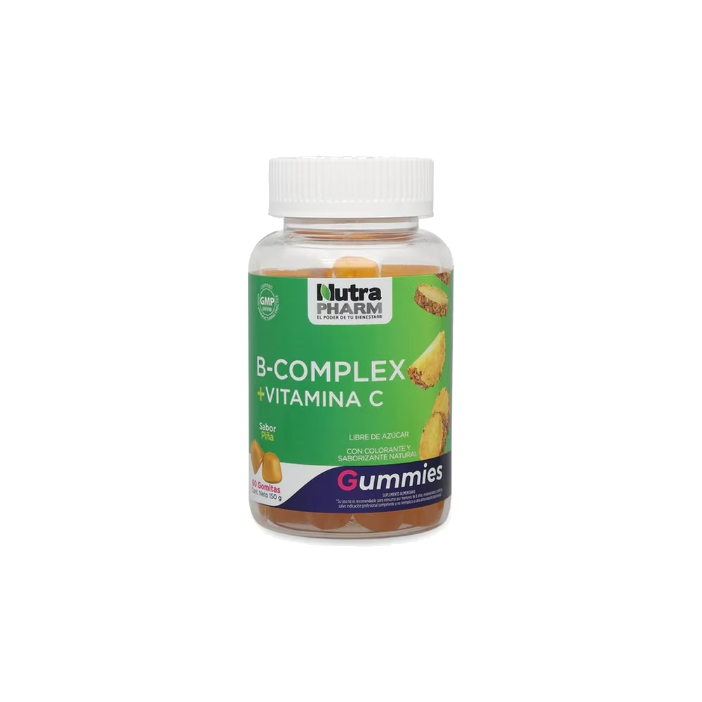 B-COMPLEX + VITAMINA C GUMMIES X 60 NUTRAPHARM