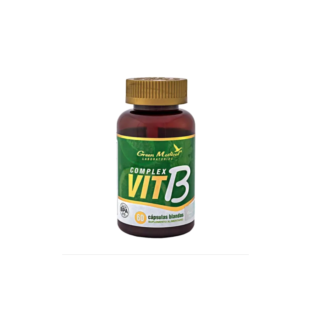 COMPLEX VIT B CAP BLANDA 500 MG X 60 GREEN MED