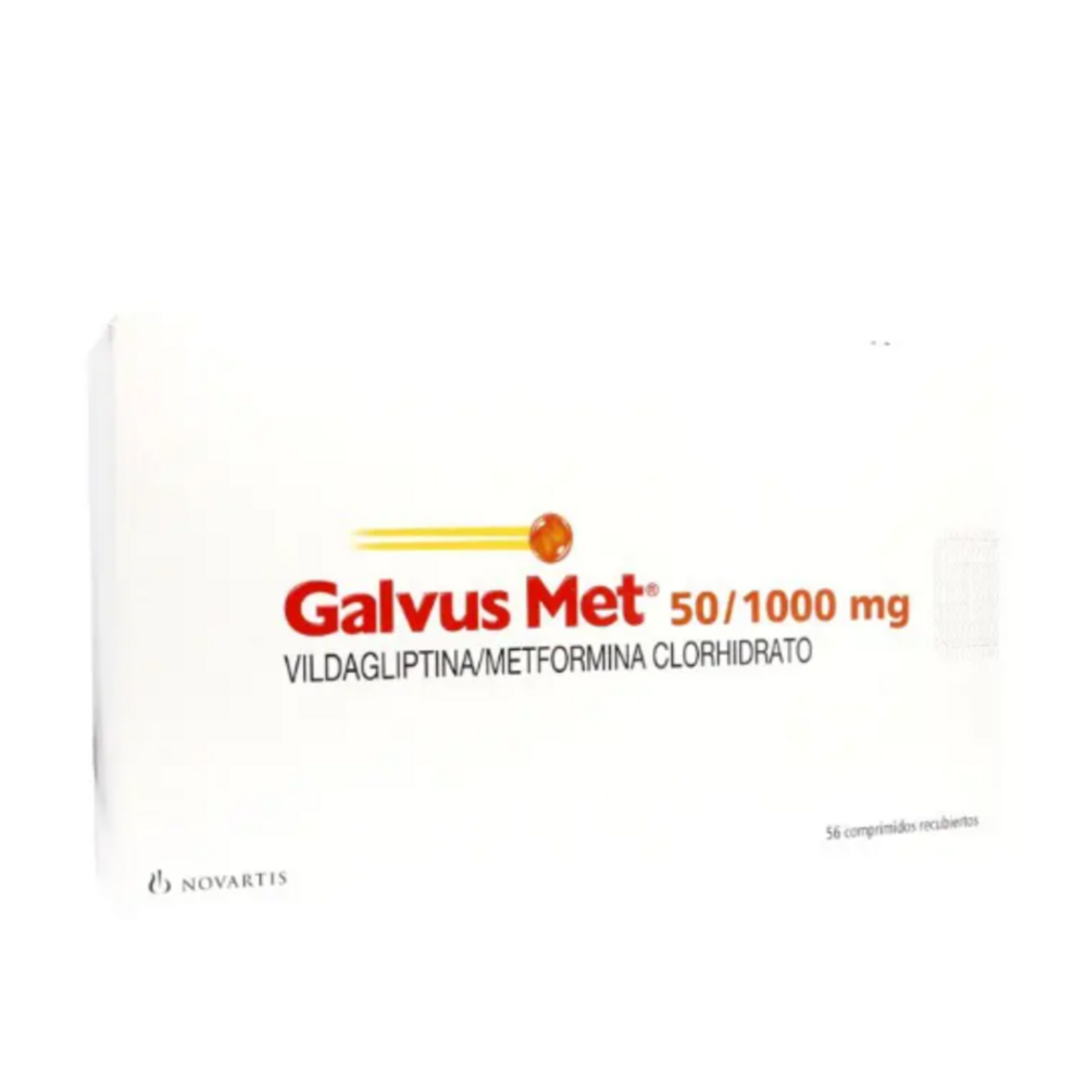 Galvus Met 50/1000 Vildagliptina / Metformina 56 Comprimidos Recubiertos