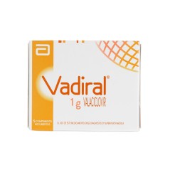 Vadiral Valaciclovir 1g 21 Comprimidos Recubiertos