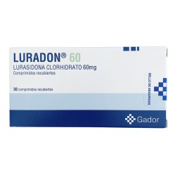 Luradon Lurasidona 60mg 30 Comprimidos Recubiertos