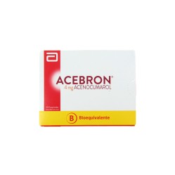 Acebron (B) Acenocumarol 4mg 20 Comprimidos  PRECIO UN MEDIDA $482