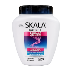 SKALA EXPERT BOMBA DE VITAMINAS CREMA CAPILAR TRATAMIENTO C/AC. HIALURONIC.1000G