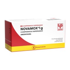Novamox (B) Amoxicilina 1g 20 Comprimidos