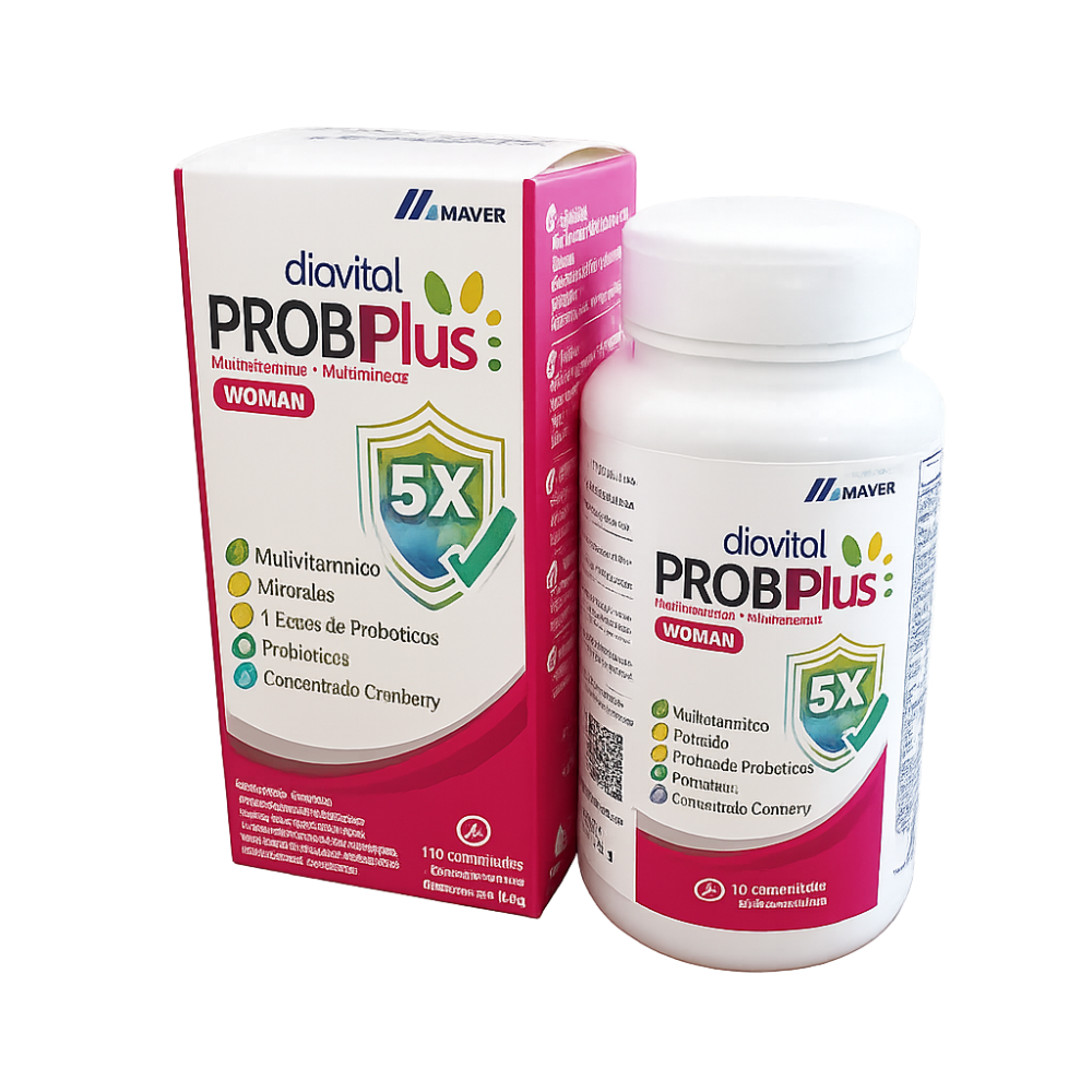 DIAVITAL PROBIPLUS MULTIVITAMINICO 5X WOMAN 30 CAPSULAS