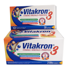 VITAKRON3 CAP VITAMINAS + MINERALES + PROBIOTICOS VTA X 30