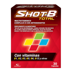 SHOT B TOTAL MULTIVITAMINICO CAP X 30