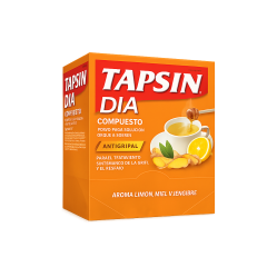 TAPSIN DIA ANTIGRIPAL COMPUESTO POLVO PARA SOLUC.ORAL LIMON/MIEL/JENG.SOBRES(30)
