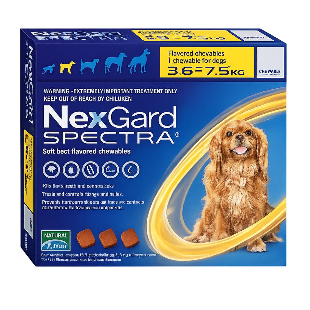 Nexgard Spectra 3.6kg - 7.5kg 1 Comprimido Masticable