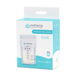 BOLSAS PARA LECHE MATERNA X 180 ML X 30 UND MOTHERNA