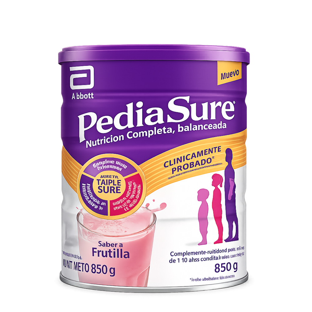 PEDIASURE COMPLETE FRUTILLA PVO X 850 GR