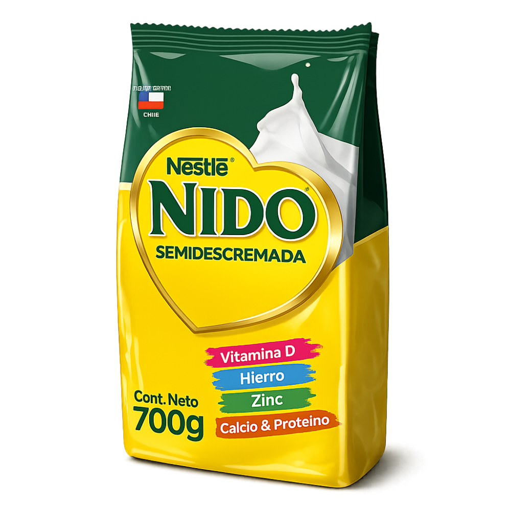 NIDO BUEN DIA LECHE SEMIDESCREMADA POLVO INSTANTANEA NUTRIFUERZA 700GR