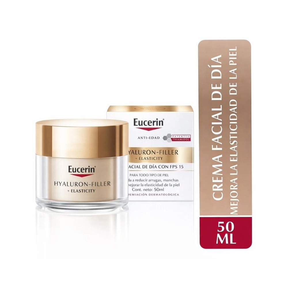 Eucerin Crema Facial Antiarrugas Elasticity+Filler Día con Thiamidol SFP15 50ml