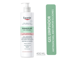 EUCERIN DERMOPURE GEL LIMPIADOR TRIPLE EFFECT X 400 ML