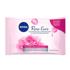 NIVEA FACE TOALLITAS MICELLAR ROSES X 25 UND