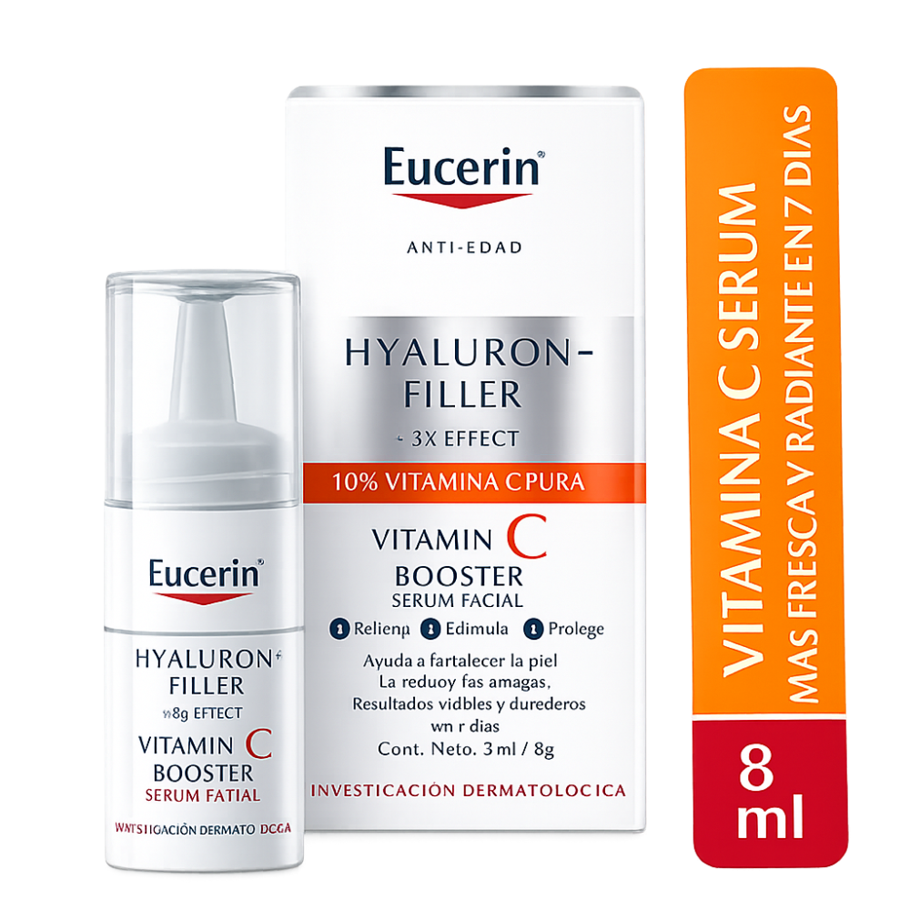 EUCERIN HYALURON FILLER SERUM VITAMIN BOOSTER X 8 ML