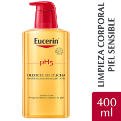 EUCERIN PH5 ACEITE & GEL DE DUCHA PIEL SECA Y SENSIBLE X 400 ML