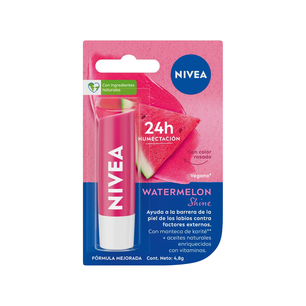 NIVEA LIP CARE WATER MELON X 5.5 ML