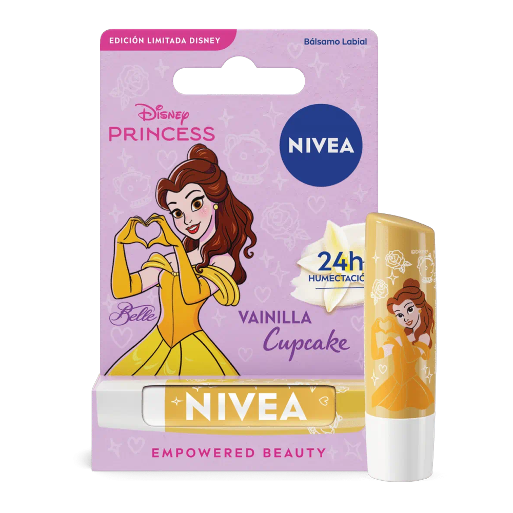 NIVEA LIP VAINILLA CUPCAKE DISNEY PRINCESS