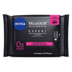 NIVEA TOALLA DESMAQUILLANTE MICELAR X 20 UND