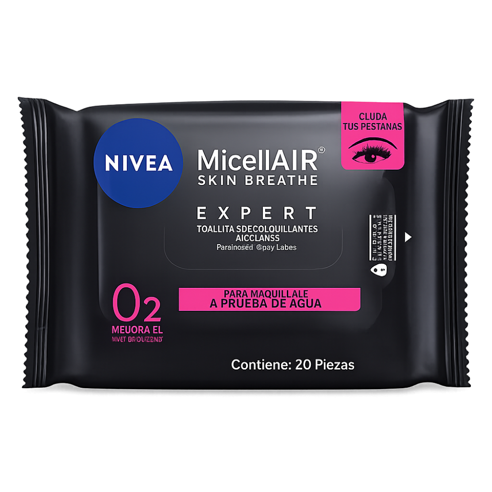 NIVEA TOALLA DESMAQUILLANTE MICELAR X 20 UND