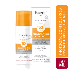 EUCERIN SUN FPS 50 FACE FLUIDO ANTIEDAD X 50 ML