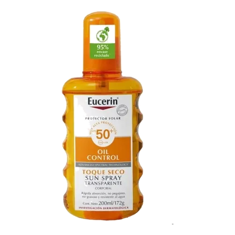 EUCERIN SUN FPS 50+ TRNSPARENTE SPRAY X 200 ML