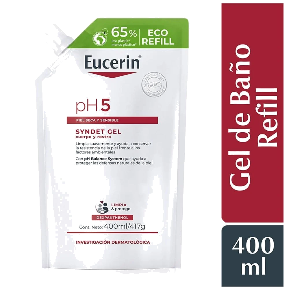 EUCERIN SYNDET GEL REFILL X 400 ML